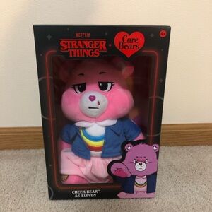 Netflix Stranger Things x Care Bears Cheer Bear as Eleven 12 Inch Plush in Box